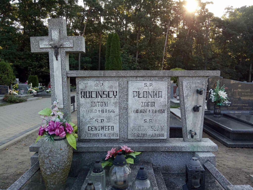 Antoni Ruciński - cmentarz komunalny we Wrześni (zdjęcie udostępnił Remigiusz Maćkowiak)