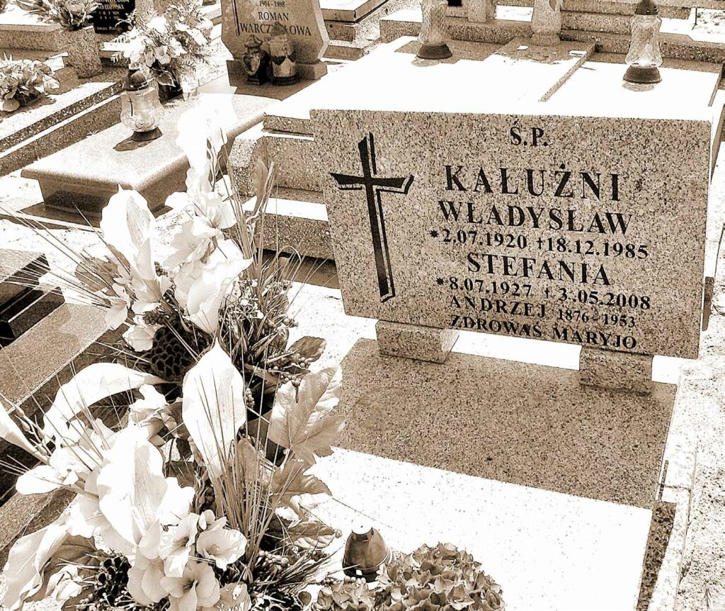 Andrzej Kałużny - cmentarz w Orzechowie (zdjęcie udostępnił Michał Pawełczyk)