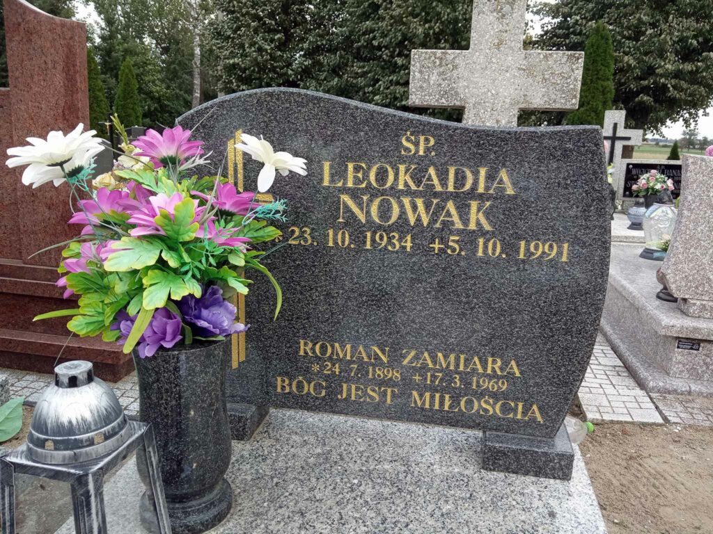 Roman Zamiara - cmentarz parafialny w Mielżynie (zdjęcie udostępnił Remigiusz Maćkowiak)