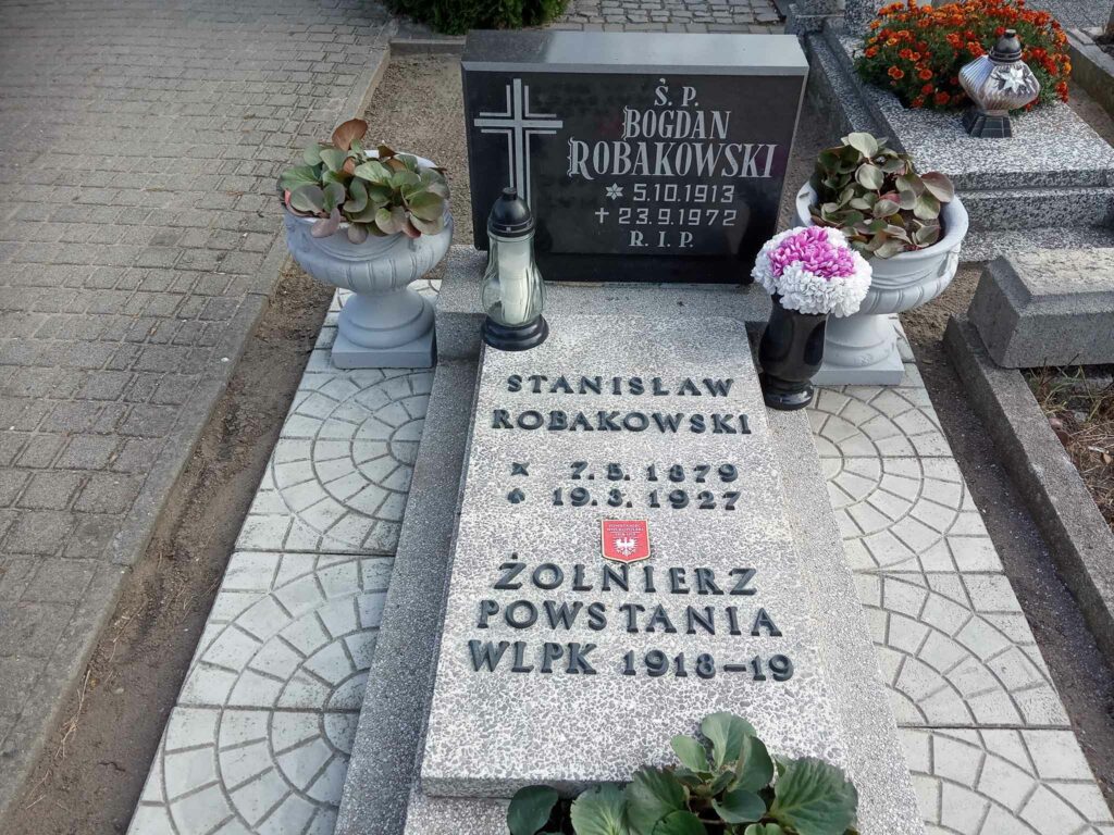 Stanisław Robakowski - cmentarz parafialny we Wrześni (zdjęcie udostępnił Remigiusz Maćkowiak)