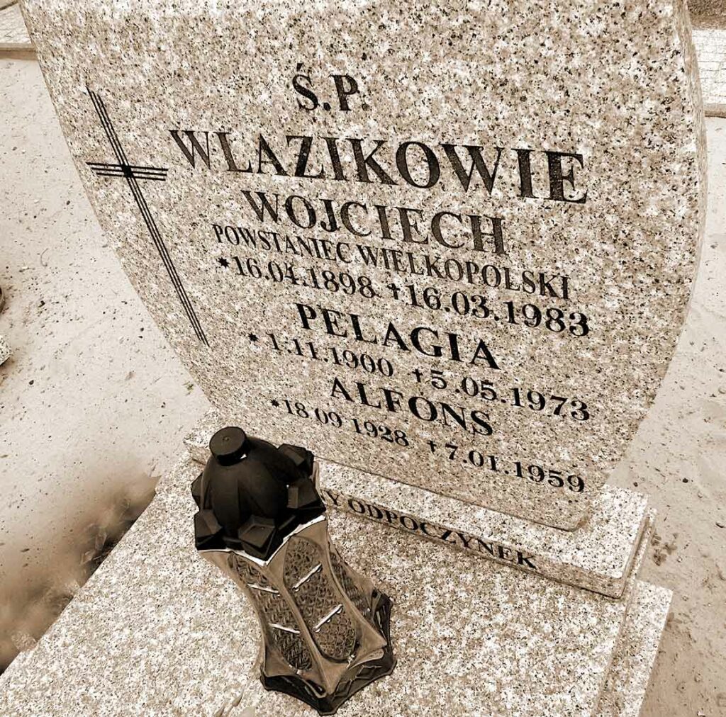 Wojciech Wlazik - cmentarz w Debnie (zdjęcie udostępnił Michał Pawełczyk)