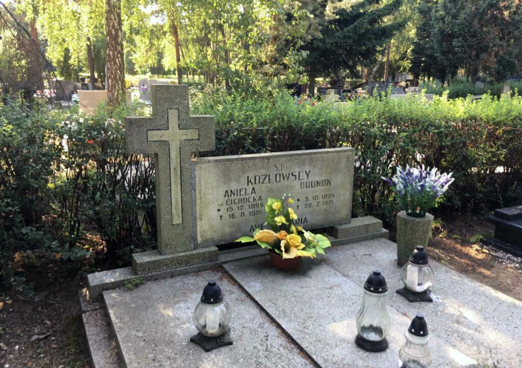Brunon Kozłowski - cmentarz junikowski w Poznaniu