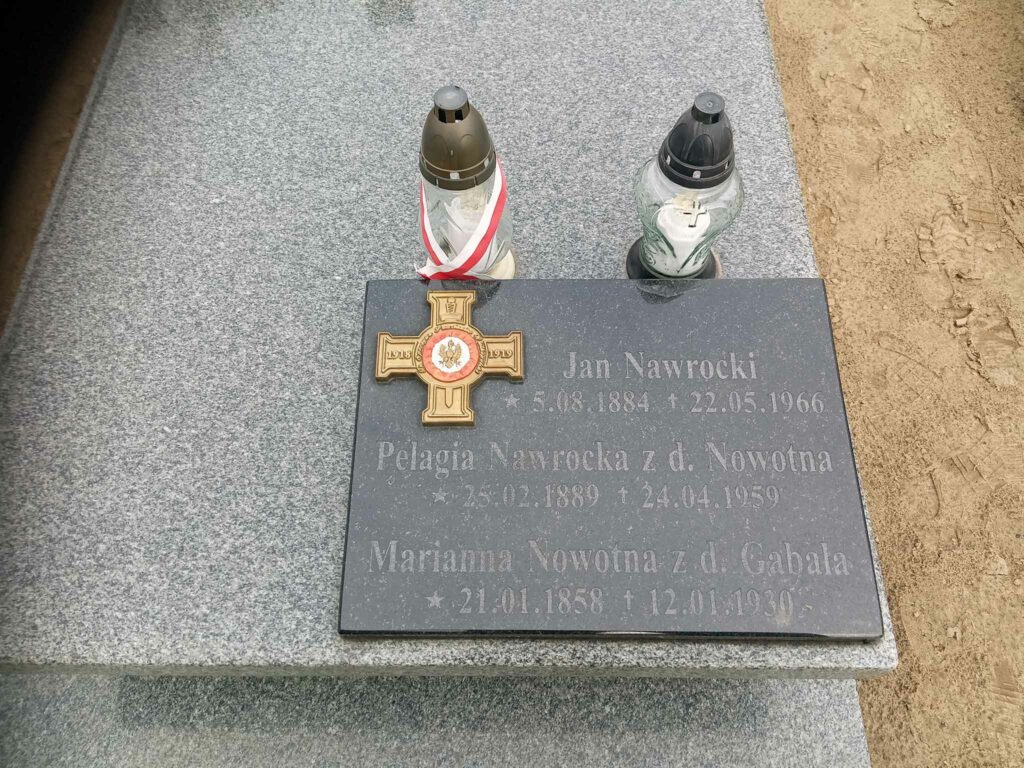 Jan Nawrocki - cmentarz parafialny w Solcu (zdjęcie udostępnił Remigiusz Maćkowiak)