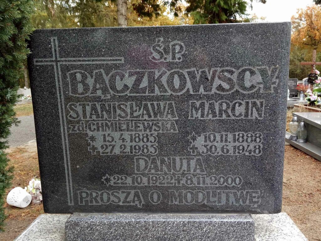 Marcin Bączkowski - cmentarz komunalny we Wrześni (zdjęcie udostępnił Remigiusz Maćkowiak)