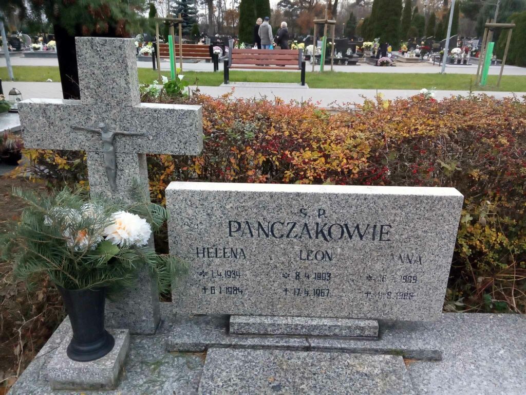 Leon Pańczak - cmentarz komunalny we Wrześni (zdjęcie udostępnił Remigiusz Maćkowiak)