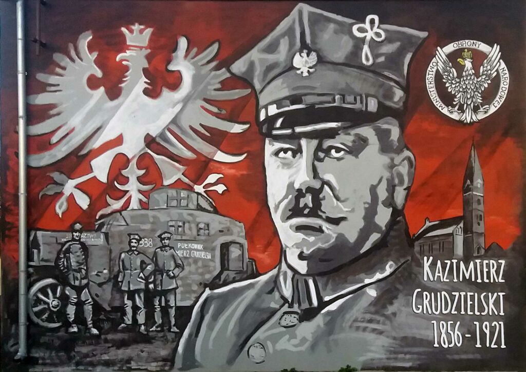 Mural w Gozdowie (zdjęcie udostępnił autor muralu Radosław Karbowiak)