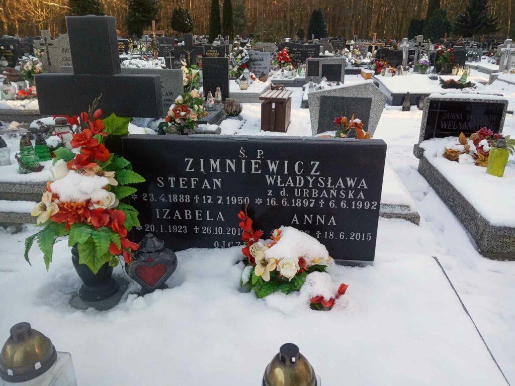 Stefan Zimniewicz - cmentarz komunalny we Wrześni (zdjęcie udostępnił Remigiusz Maćkowiak)