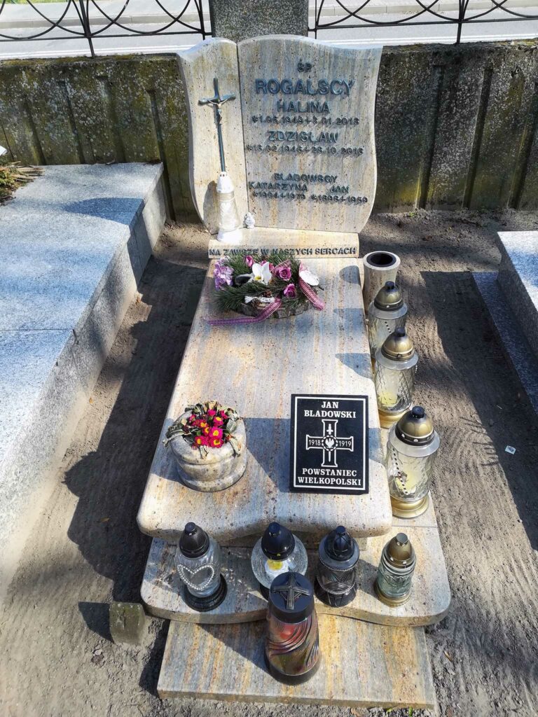 Jan Bladowski  - cmentarz św. Rocha w Buku