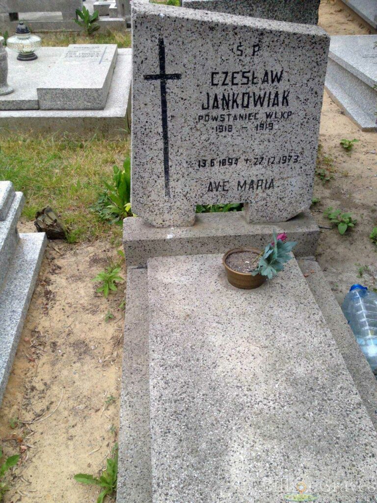 Czesław Jankowiak - cmentarz parafii Matki Boskiej Bolesnej na Górczynie w Poznaniu