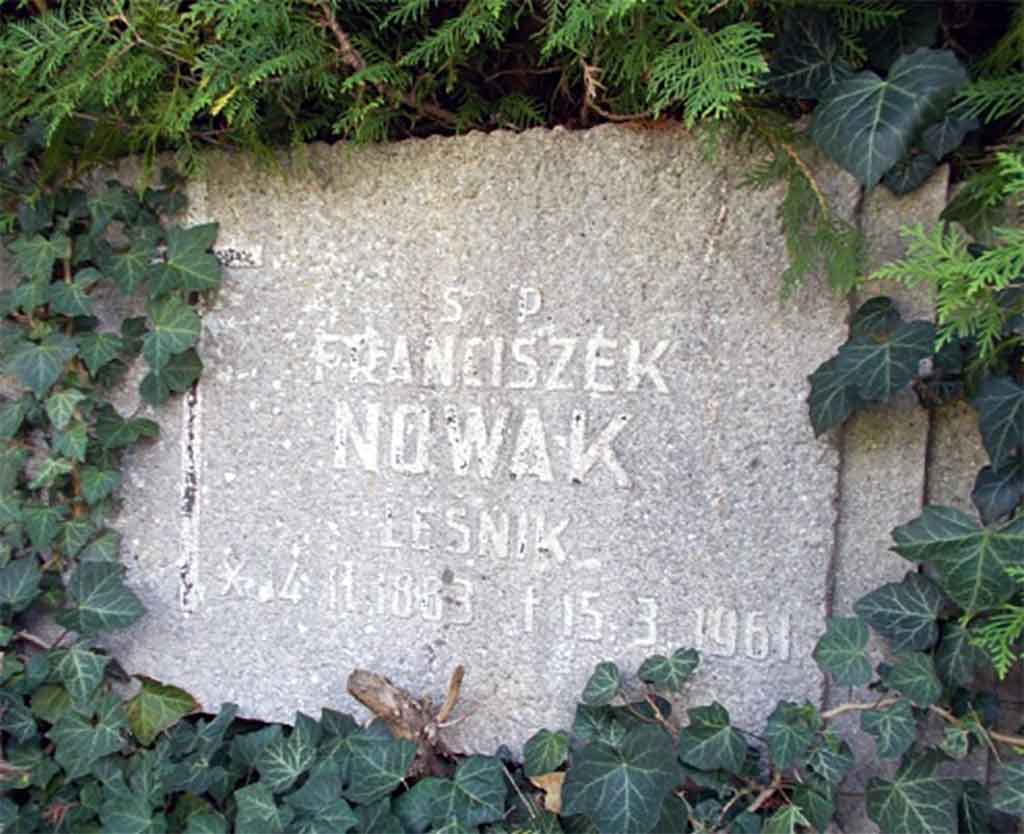 Franciszek Nowak - cmentarz junikowski w Poznaniu