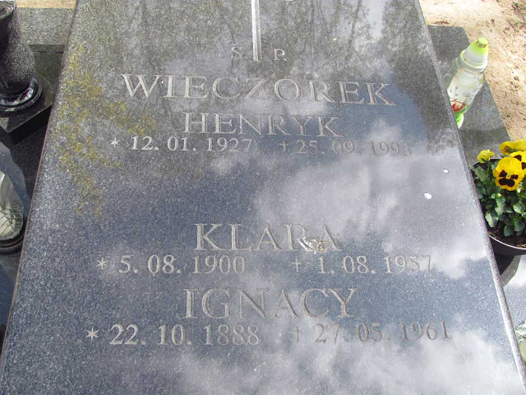 Ignacy Wieczorek - cmentarz św. Krzyża w Gnieźnie