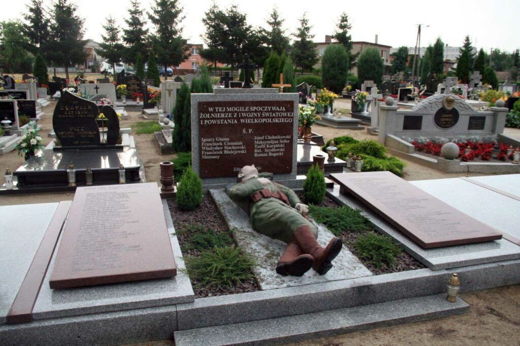 Józef Chełmikowski - cmentarz w Osiecznej (pow. leszczyński)