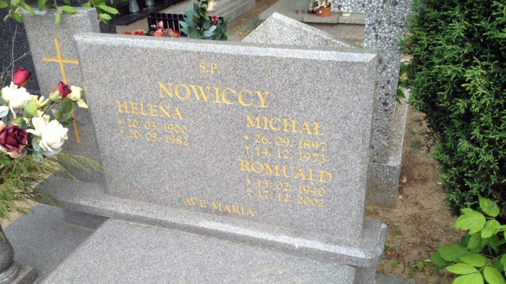 Michał Nowicki - cmentarz na Górczynie w Poznaniu