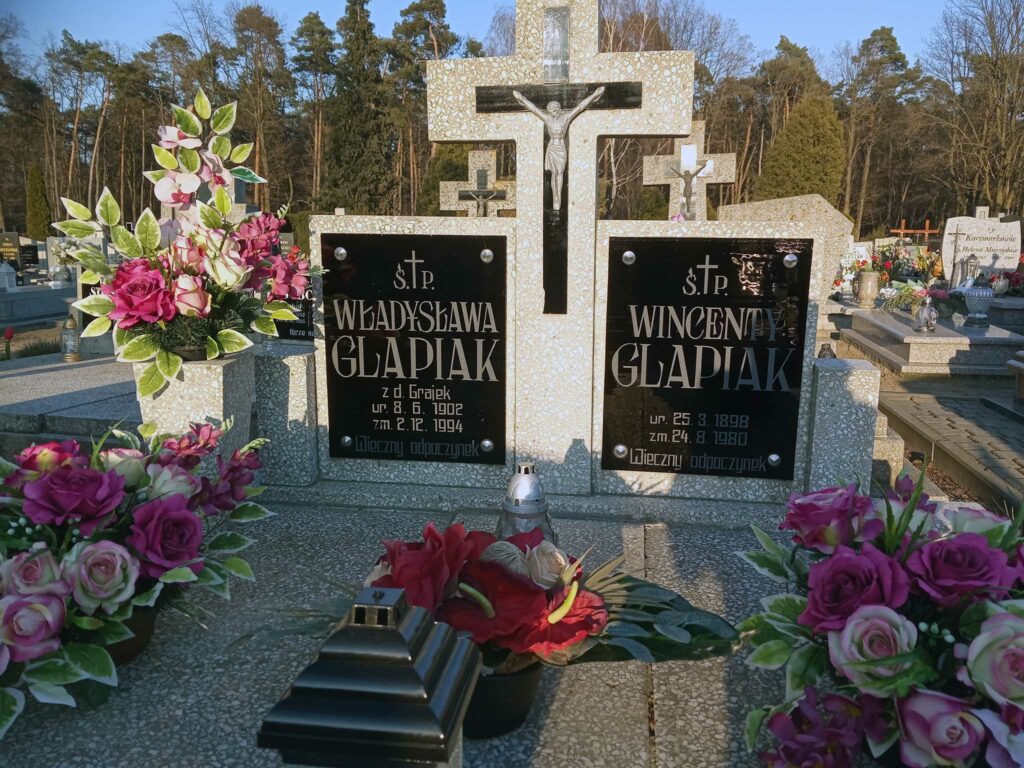 Wincenty Glapiak - cmentarz komunalny we Wrześni (zdjęcie udostępnił Remigiusz Maćkowiak)