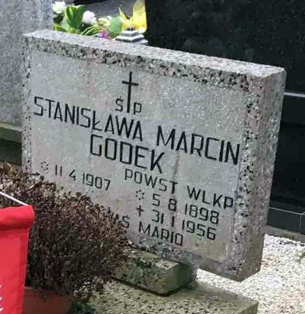 Marcin Godek - cmentarz parafii Bożego Ciała przy ul. Bluszczowej w Poznaniu