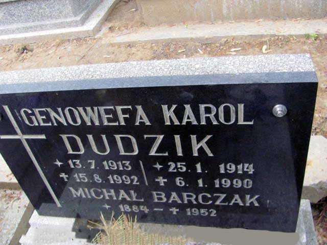 Michał Barczak - cmentarz w Siemianowicach