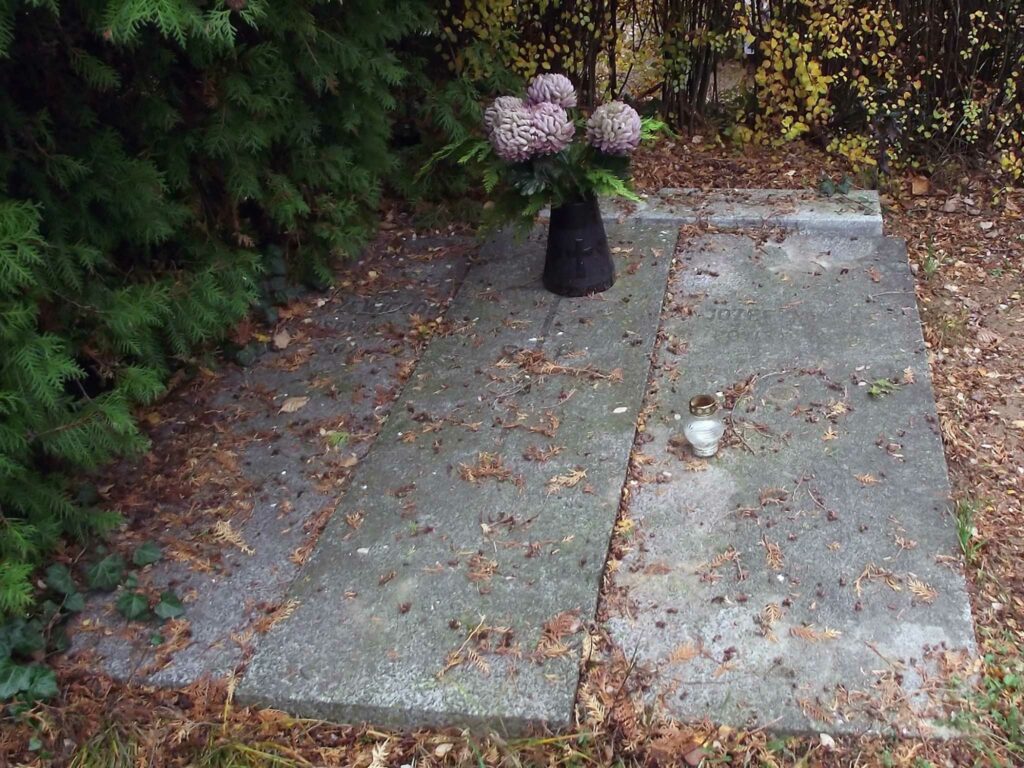 Józef Miękus - cmentarz na Junikowie w Poznaniu (zdjęcie udostępnił Tomasz Konwicki)