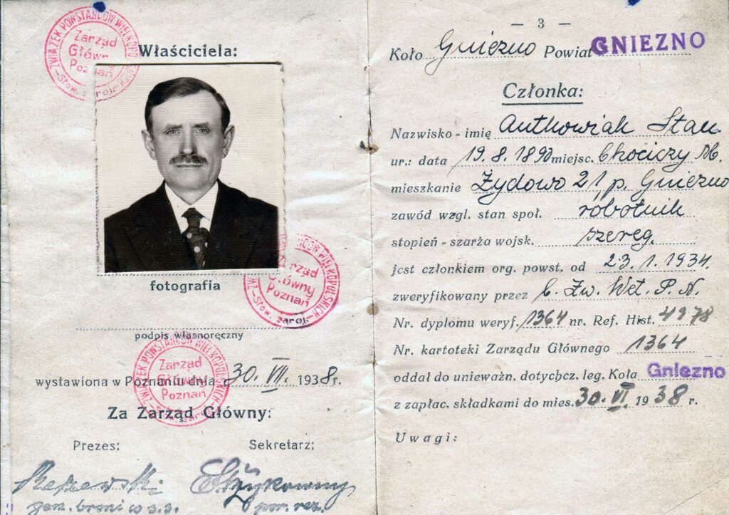 Franciszek Antkowiak (dokument udostępnił Paweł Antkowiak)