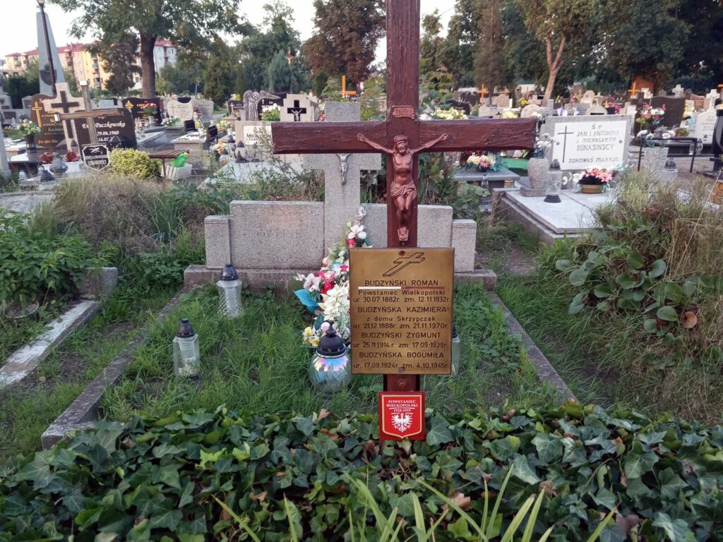 Roman Budzyński - cmentarz parafialny we Wrześni (zdjęcie Remigiusz Maćkowiak)