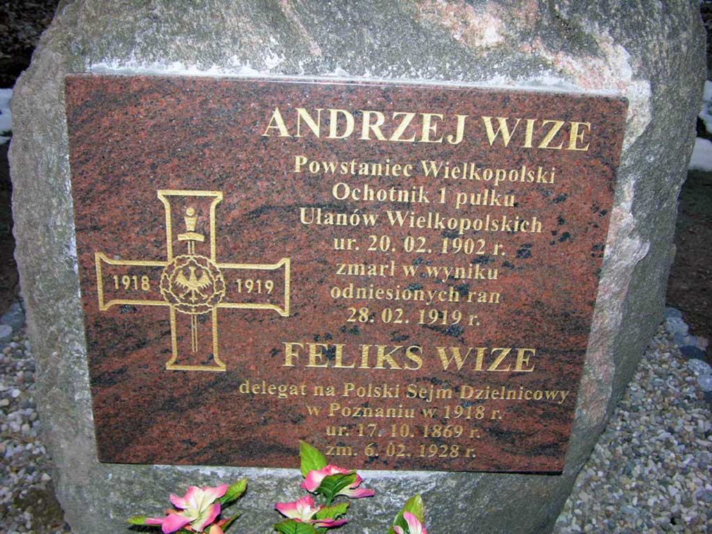 Feliks Wize - obelisk w Dzierżnicy