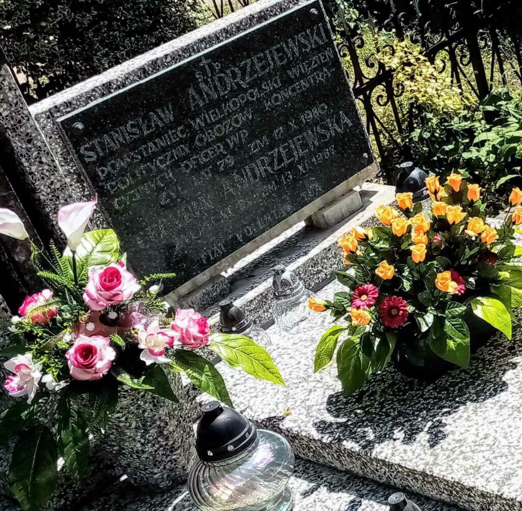 Stanisław Andrzejewski -  cmentarz w św. Jerzego w Toruniu przy ul. Gałczyńskiego