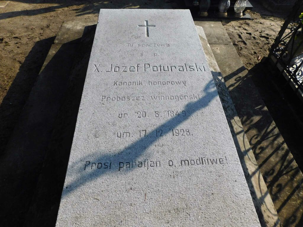 Józef Poturalski - cmentarz w Winnej Górze (zdjęcie udostępnił Remigiusz Maćkowiak)
