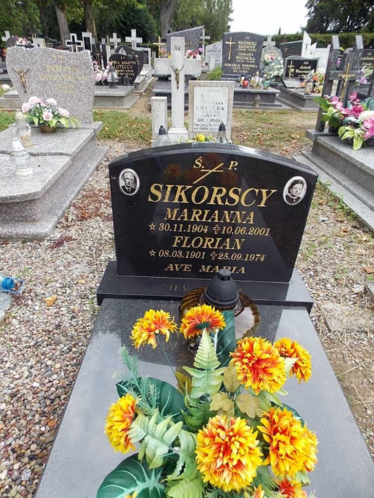 Florian Sikorski - cmentarz w Myśliborzu