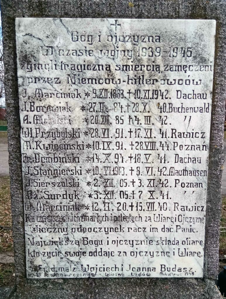 Franciszek Dembiński - pamiątkowa tablica w Mikuszewie (zdjęcie udostępnił Hieronim Pawelec)