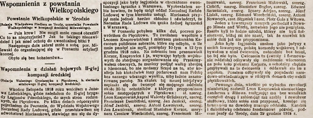 Franciszek Dembiński - Kurier Średzki nr 68 z 13.06.1935 roku