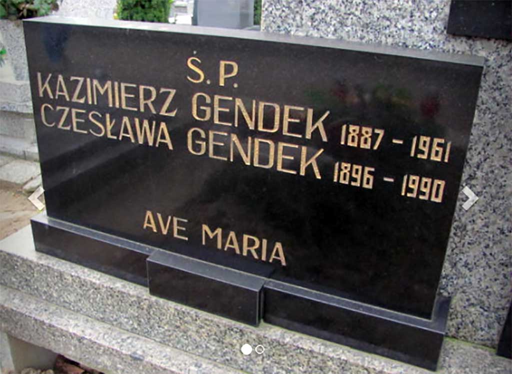 Kazimierz Gendek - cmentarz w Krotoszynie