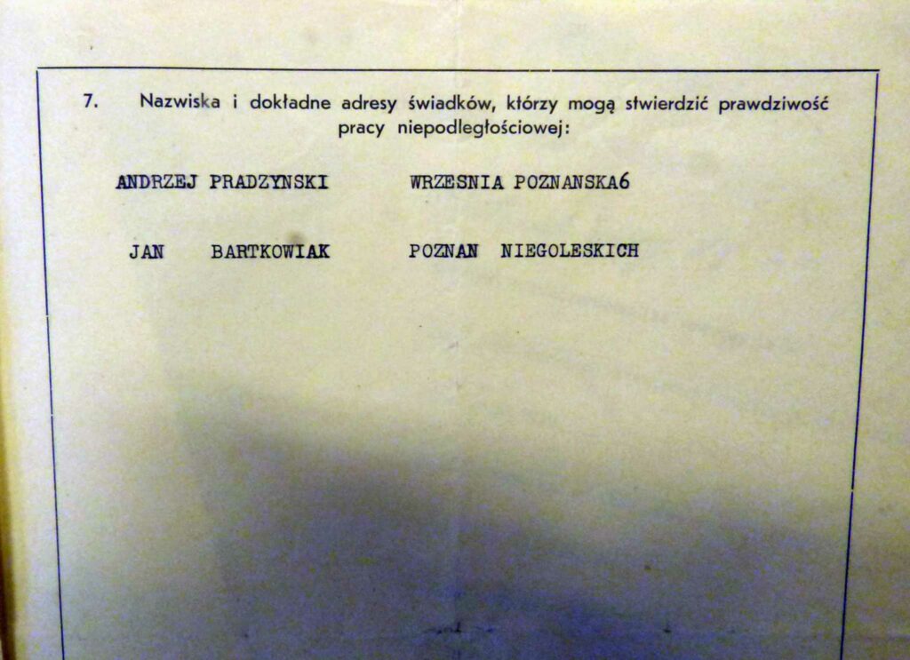 Stanisław Błaszak (dokument udostępnił ks. Robert Kulczyński)