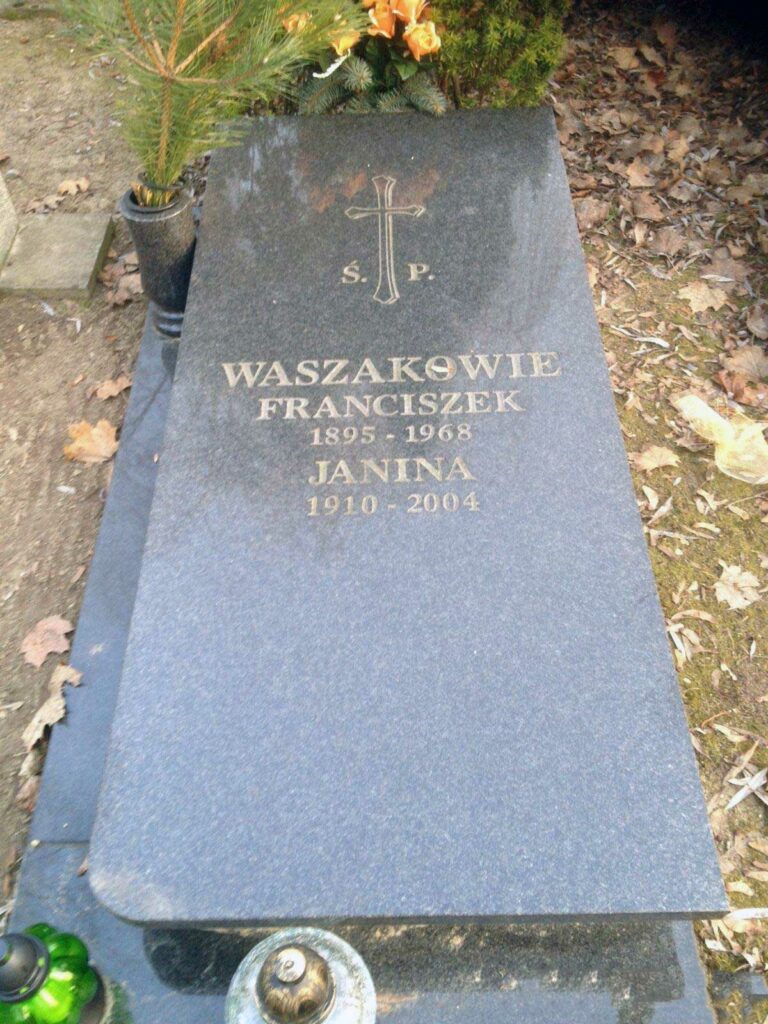 Franciszek Waszak - cmentarz Górczyński w Poznaniu