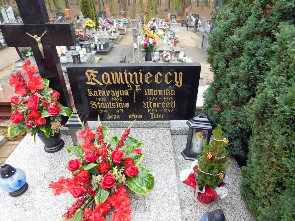 Stanisław Kaminiecki - cmentarz parafialny w Nekli (zdjęcie udostępnił Remigiusz Maćkowiak)