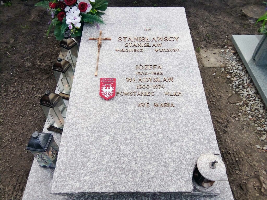 Władysław Stanisławski - cmentarz parafialny w Miłosławiu (zdjęcie udostępnił Remigiusz Maćkowiak)