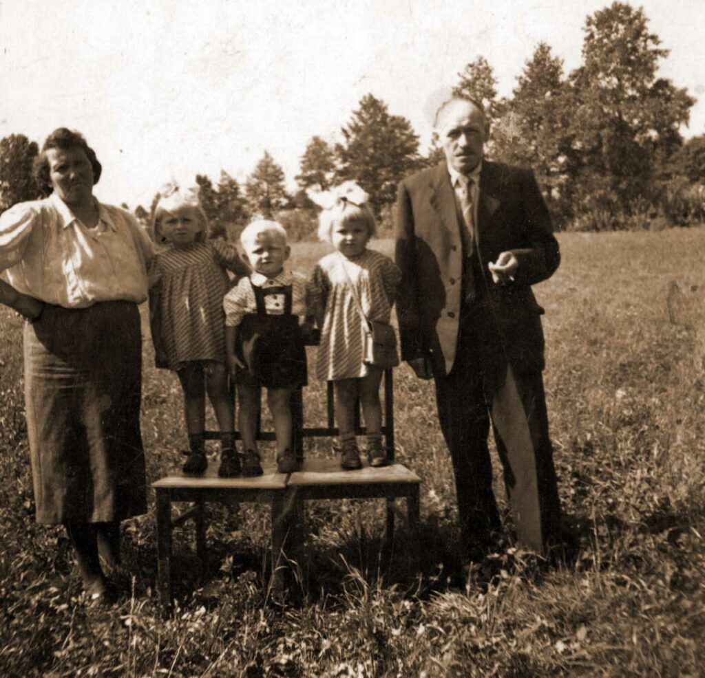 Andrzej Majewski z rodziną