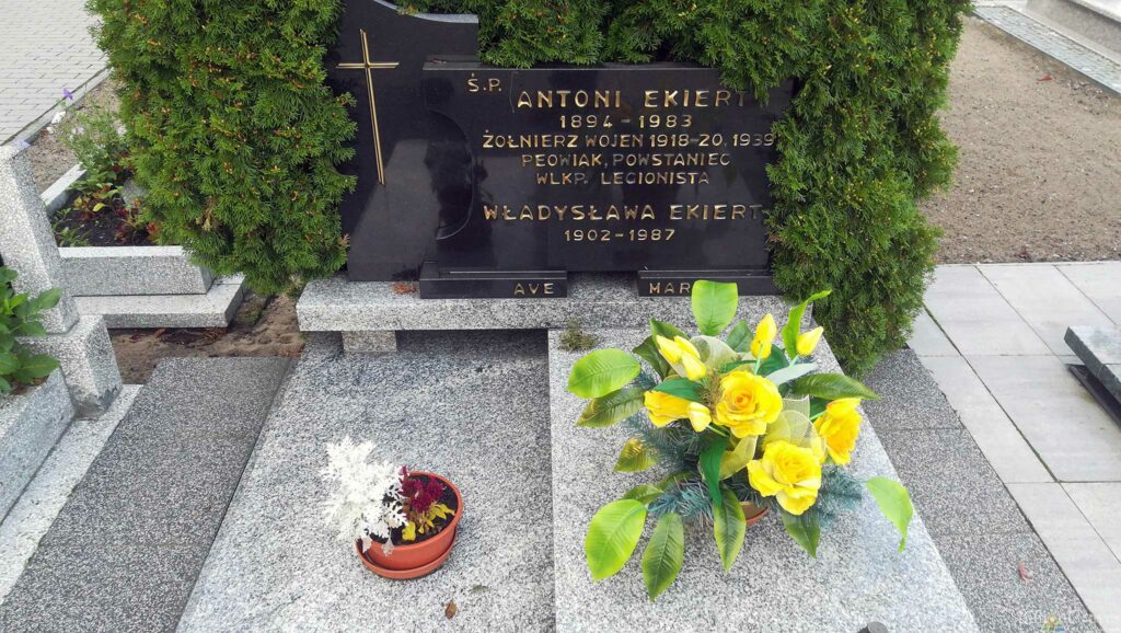 Antoni Ekiert - cmentarz cmentarzu parafialny w Ciążeniu