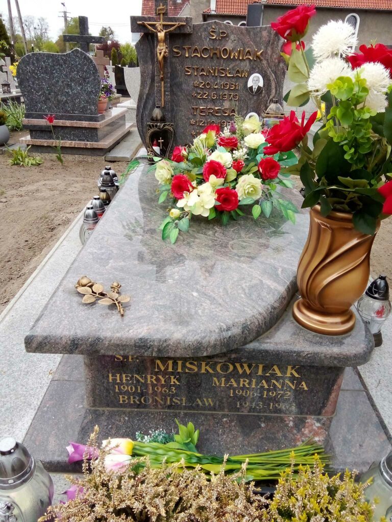 Henryk Miśkowiak - cmentarz parafialny w Węgierkach (zdjęcie udostępnił Remigiusz Maćkowiak)