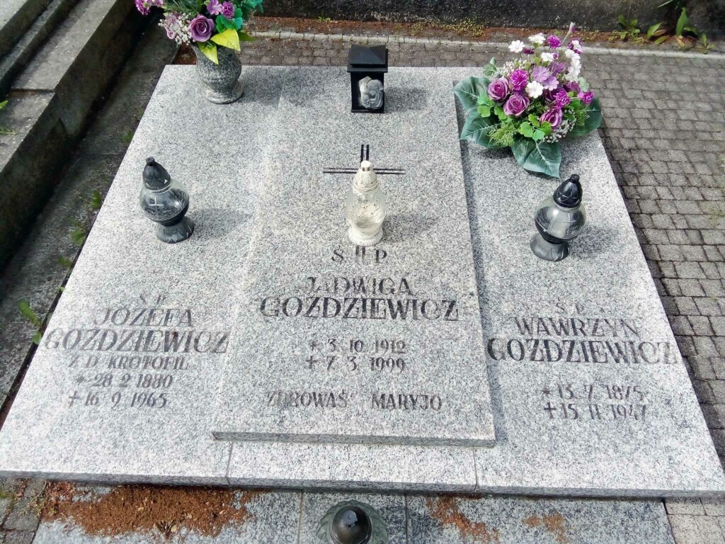 Wawrzyn Goździewicz - cmentarz parafialny we Wrześni (zdjęcie udostępnił Remigiusz Maćkowiak)