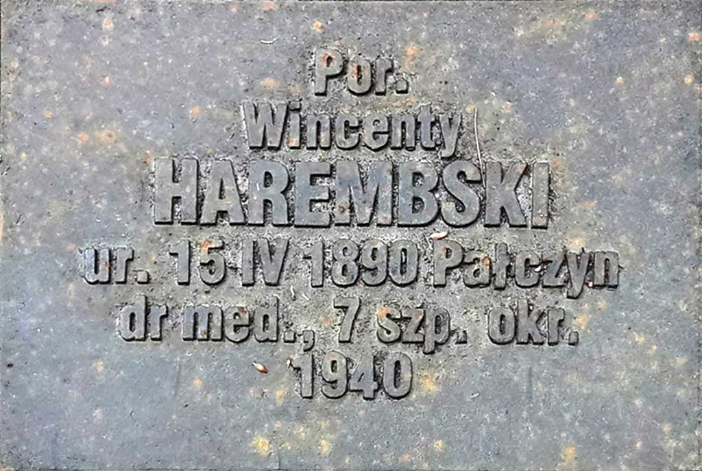 Wincenty Harembski - Cmentarz Ofiar Totalitaryzmu w Charkowie