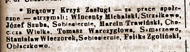 Marcin Trawiński - Orędownik Wrzesiński nr 143 z 14.12.1937 r.