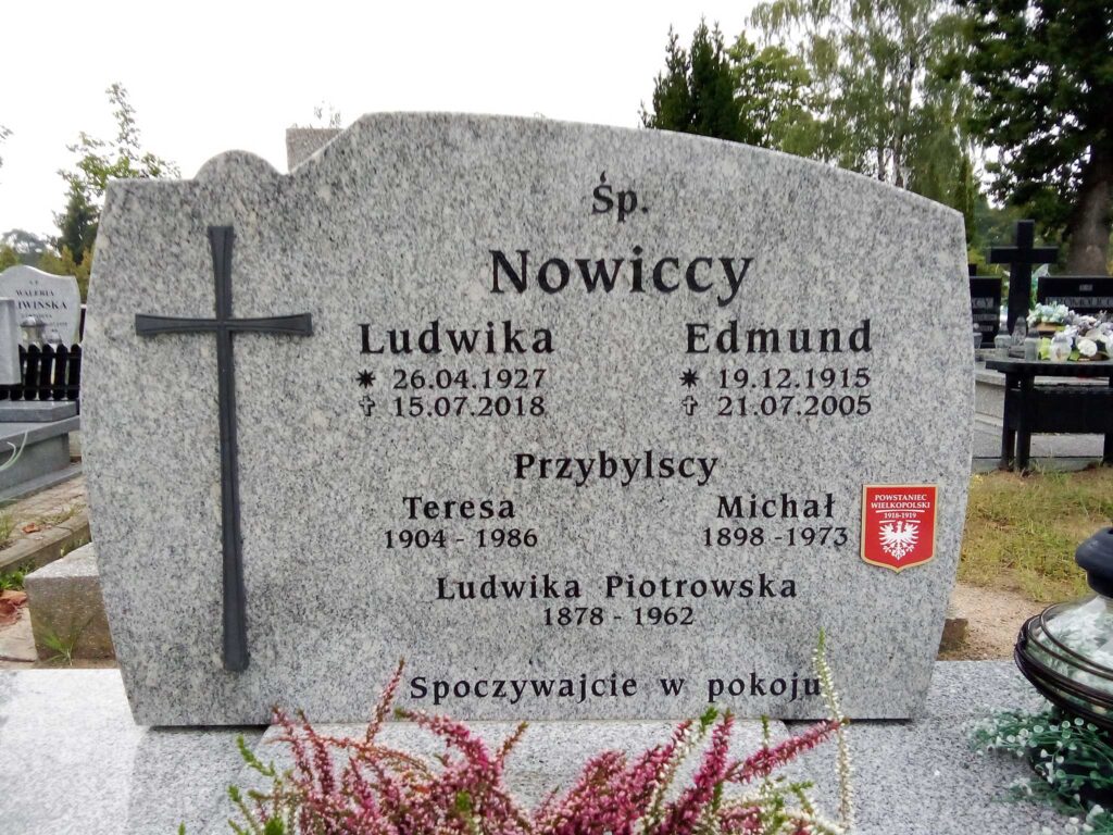 Michał Przybylski -  cmentarz komunalny we Wrześni (zdjęcie udostępnił Remigiusz Maćkowiak)