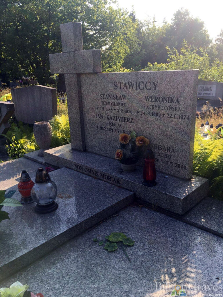 Stanisław Stawicki - cmentarz na Junikowie w Poznaniu