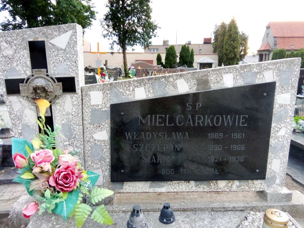 Szczepan Mielcarek -  cmentarz parafialny we Wrześni (zdjęcie udostępnił Remigiusz Maćkowiak)