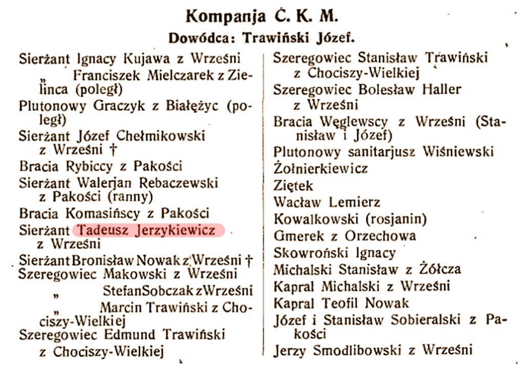 Tadeusz Jerzykiewicz - Jan Tomaszewski "Walki o Noteć"