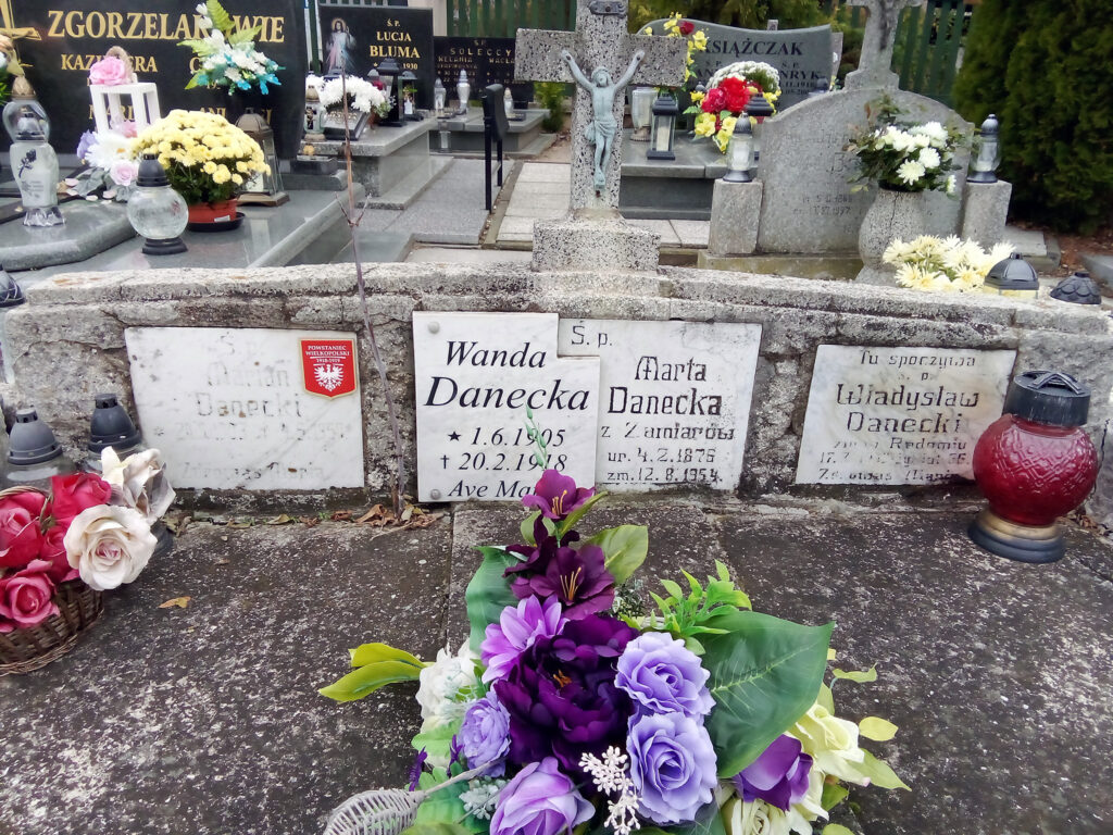 Marian Danecki - cmentarz parafialny we Wrześni (zdjęcie udostępnił Remigiusz Maćkowiak)