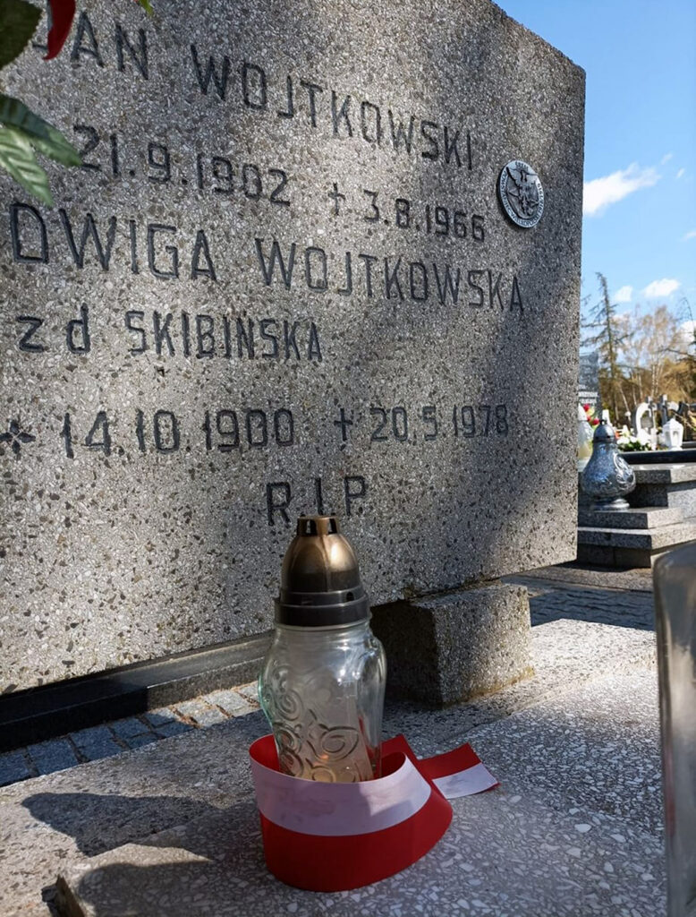 Jan Wojtkowski - cmentarz komunalny we Wrześni (zdjęcie udostępniła Renata Pęczkowska)