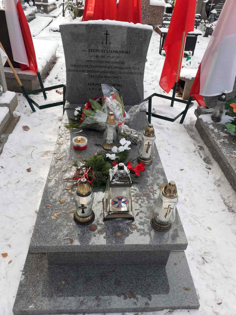 Zygmunt Stanikowski  - cmentarz komunalny w Gorzowie Wielkopolskim - grób odnowiony z inicjatywy TPPW Koło Gorzów