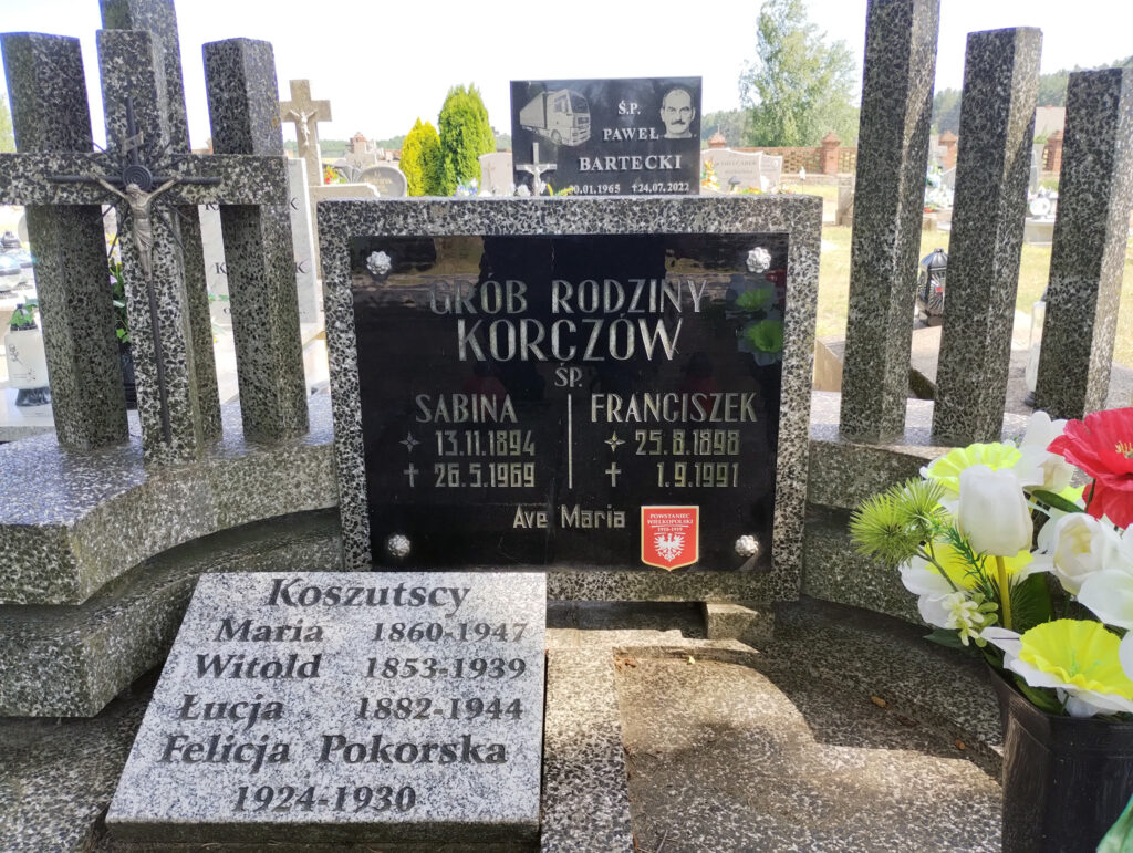Franciszek Korcz - cmentarz parafialny w Sokolnikach (zdjęcie udostępnił Remigiusz Maćkowiak)