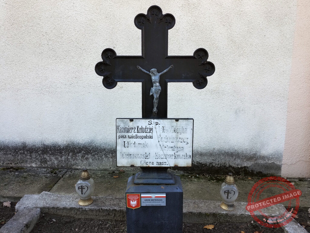 Kazimierz Kołodziej - cmentarz parafialny we Wrześni (zdjęcie udostępnił Remigiusz Maćkowiak)