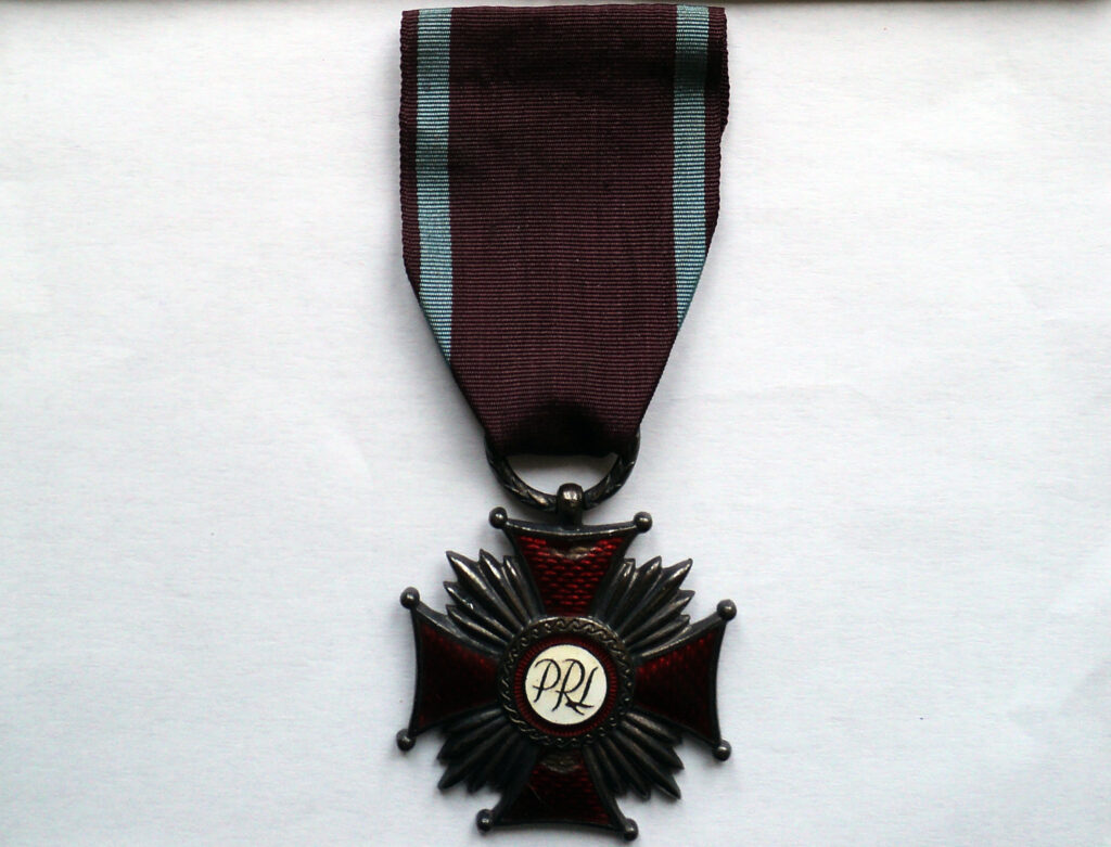 Franciszek Kęsy - srebrny Krzyż Zasługi (zdjęcie udostępnił Krzysztof Nowak)